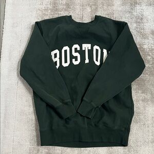 John Galt Brandy Melville Green Women's Sweatshirt one size